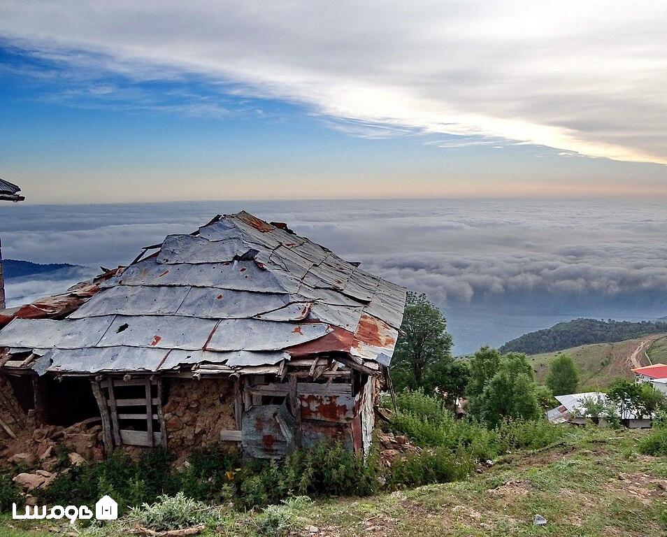 روستای فیلبند بر فراز ابرها